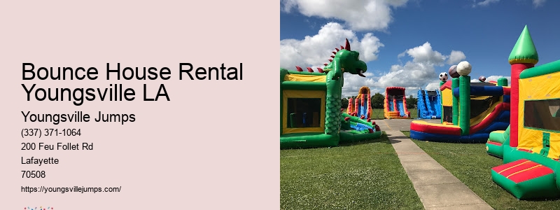 Youngsville Jumps Party Rentals Near Me