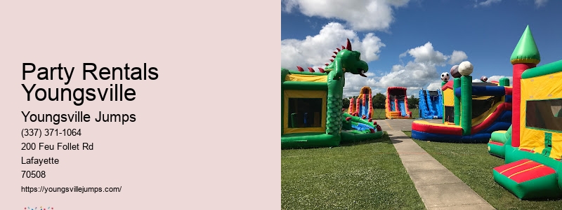 Youngsville Jumps Party Rentals Price